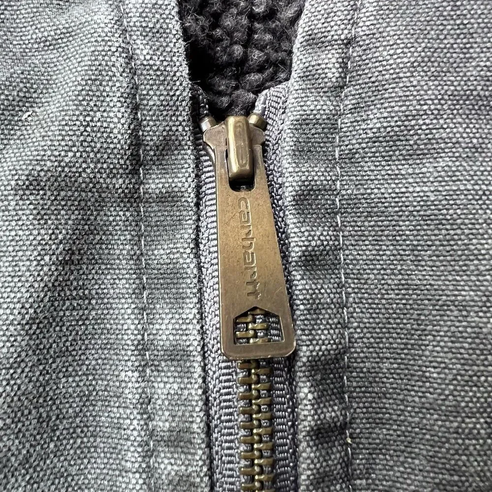 Carhartt V26 GVL Sandstone Duck Sherpa Lined Work Vest Men's XL Regular - Picture 7 of 13